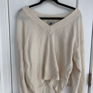 Urban outfitter cozy white sweater